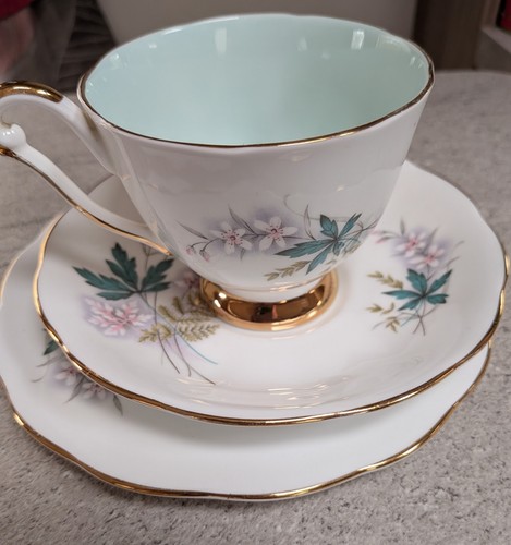 Queen anne louise tea trio - queen,