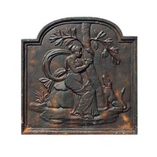 Lastra fondale camino in ghisa Fireback  1066