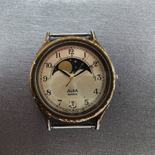 Seiko ALBA Moonphase Watch Men