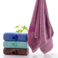 Pet Bathing Towel for Dogs &Cats Absorbent Microfiber Quick Dry Pet Drying Towel