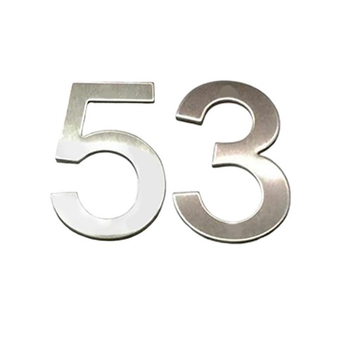 Stick house numbers - house,
