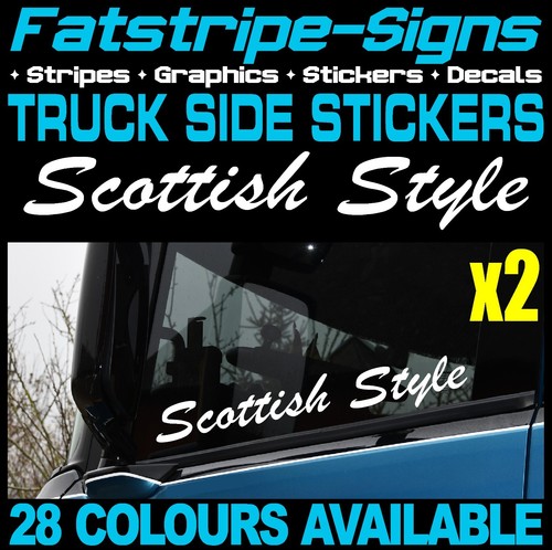 Scottish style truck window - style,