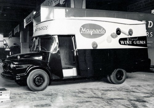 Bedford delivery van - delivery, 'maynards