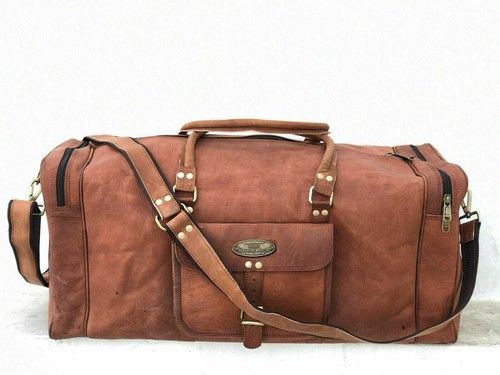 Bag leather travel - bag,