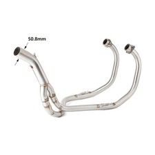 For Kawasaki KLE500 91-07 KLE 500 Motorcycle Exhaust Head Mid Link Pipe Slip-on