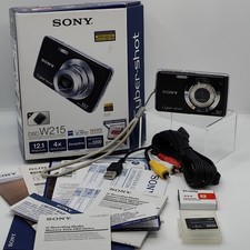 Sony Digital Cybershot DSC-W215 12.1MP  Camera - Tested. Carl Zeiss Vario-Tessar