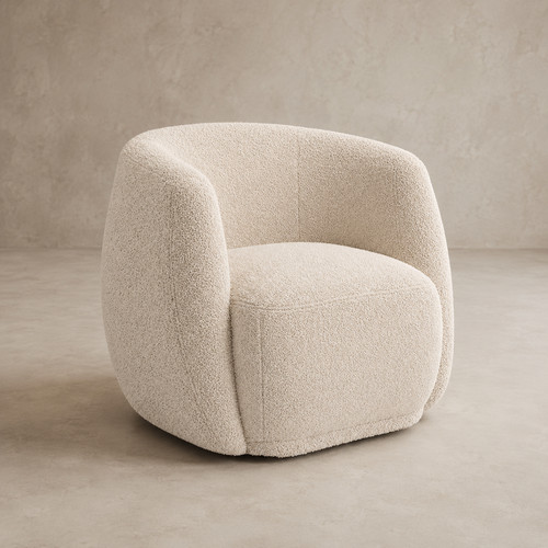 Textured sherpa armchair - textured,
