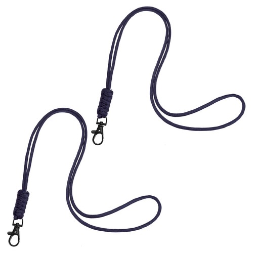 Pack lanyards for keys dark - 2-pack,