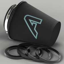 ASH Performance Foam Induction Universal  Air Filter With  Reducing Rings Filtec