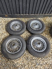 4 X Mgb 14 Inch Wire Wheels