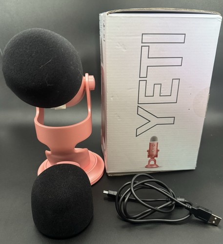 Logitech blue yeti pink usb - blue,