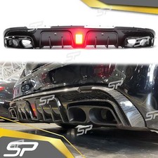 Diffuser + Exhaust Trims for Mercedes Benz W205 S205 AMG Line C43 AMG 2015-2021