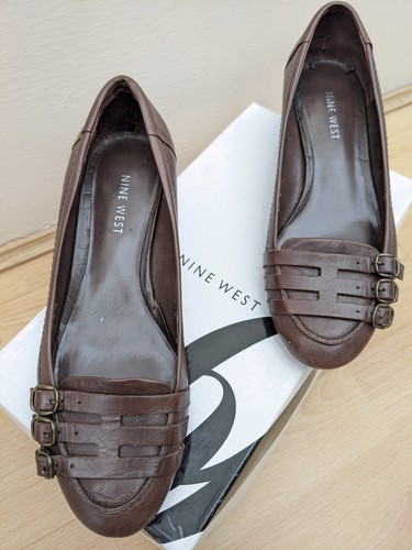 Leather vintage brown nine - leather,