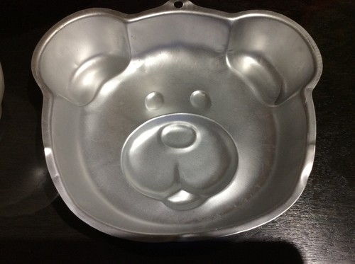 Wilton teddy bear face - teddy,