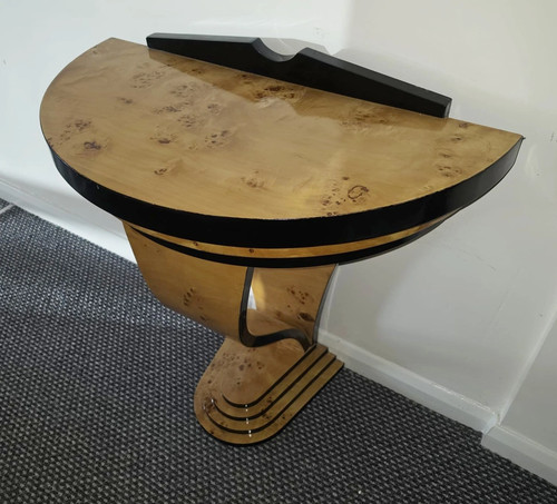 Vintage art deco burl wood - vintage,