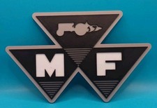 Vintage Massey Ferguson Logo 3D Printed Wall Sign Farm Country Plaque Tractor MF