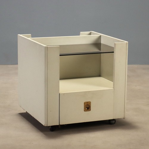 Vintage nightstand white - vintage,