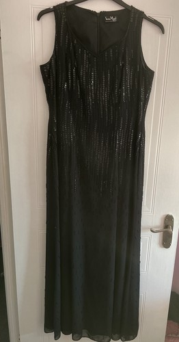 Vera mont black dress size - vera,