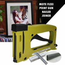 Point Driver Stapler Picture Framing Tool Frame Gun Nailer Joiner + 1000 Points