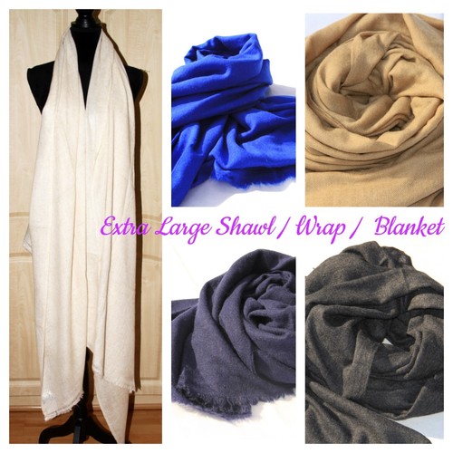 Large cashmere shawl - shawl, wrap