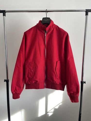 Men harrington jacket red - jacket,