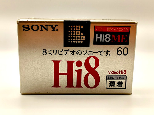 Sony hi8 video cassette - video,