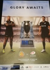 Saracens v Exeter June 2019 Premiership final rugby programme, Twickenham 