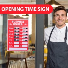  2 Pcs Restaurant Open and Close Sign Changeable Signs for Business