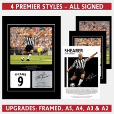 Alan Shearer Signed Photo