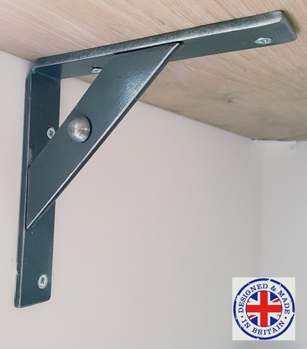 Wrought iron shelf brackets - iron,