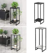 2 Tiers Metal Plant Stand Indoor Outdoor Garden Flower Pot Shelf Display Rack UK