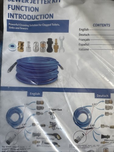 Sewer jetter kit - jetter,