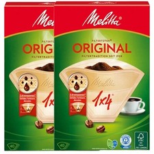 2 Packs of Melitta 40 Coffee Filter Papers (80 Papers) size No 4