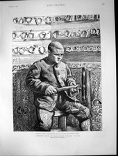 Antique Old Print Life