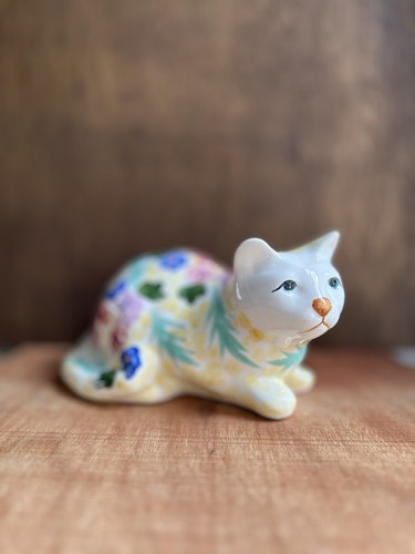 Vintage large hand painted - large,