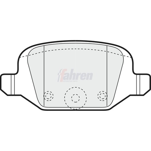 Brake pads set for - pads, fiat
