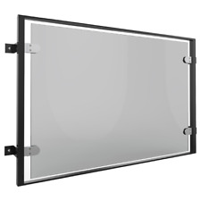 Runswick Glass & Steel / Metal Juliet Balcony - Galvanised  - Toughened Glass