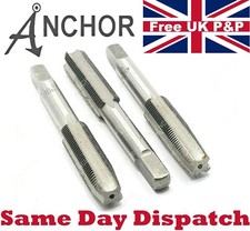 Anchor BSCY Tap Set 7/16" x 26 TPI 3PC Hand Tap Set British Cycle Thread 7/16