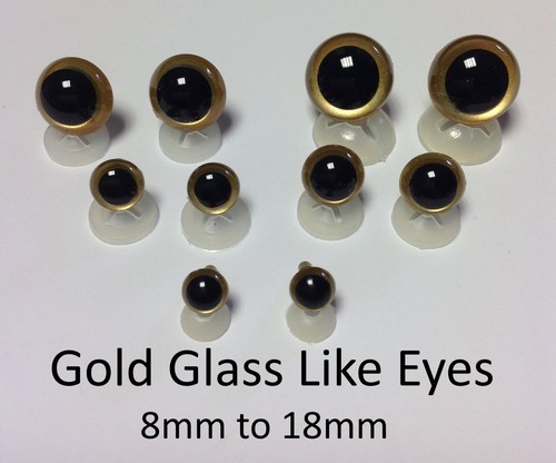 Glass like eyes with plastic - glass,