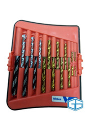 DRILL BIT SET 17 PIECES BRAD POINT MASONRY HSS WICKES