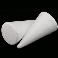 15pcs 7/10cm Creative Cone Modelling Polystyrene Styrofoam Foam Material DIY