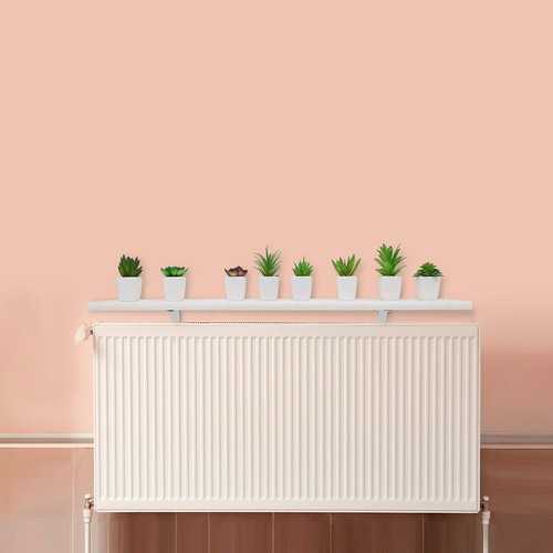 90cm white radiator cover - radiator,