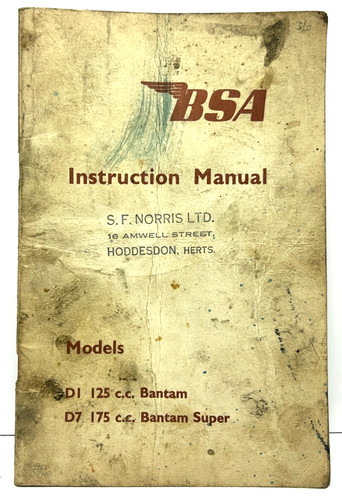 Instruction manual handbook