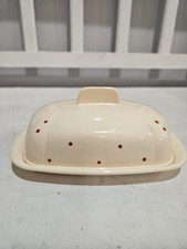 Vtg Rare German Melamine Covered Butter Dish