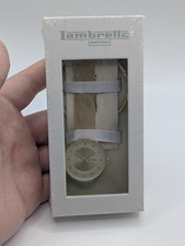 Lambretta Cielo 34 Mesh Gold Factory Sealed 2 Piece Boxset Wristwatch & Bangle