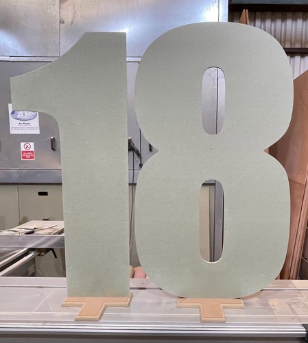 Huge 90cm wood letters - huge,