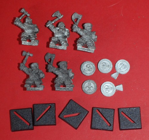 Warhammer dwarfs 5x metal - dwarfs,