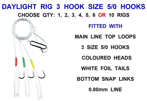 Daylight rig hook size 0 - hook,