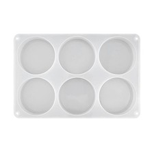 Resin Coaster Molds 6-Cavity Deep Round Coaster Silicone Molds Coaster Mold2469