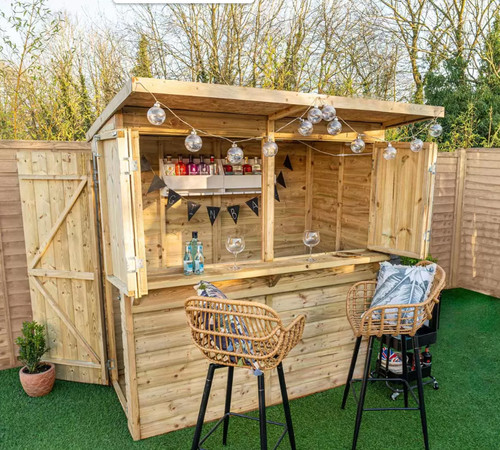 Wooden garden bar - bar, outdoor